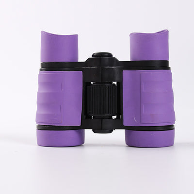 Purple 2-Pack 4x30 Kids Binoculars Set - Lightweight & Durable for Young Explorers