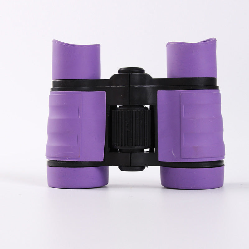 Purple 2-Pack 4x30 Kids Binoculars Set - Lightweight & Durable for Young Explorers