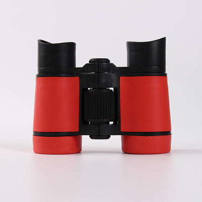 Red 2-Pack 4x30 Kids Binoculars Set - Lightweight & Durable for Young Explorers