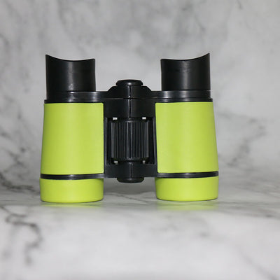Chartreuse 2-Pack 4x30 Kids Binoculars Set - Lightweight & Durable for Young Explorers