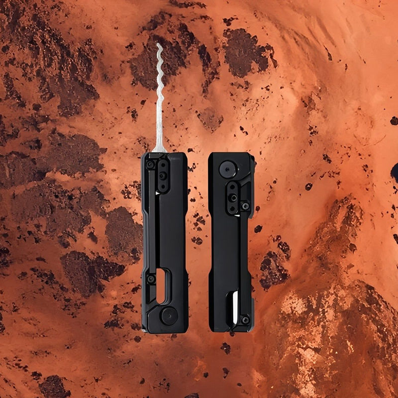 Grav Pick Lock Picking Tool Set - 2-Piece Lightweight Gravity Pick for Locksmith Training