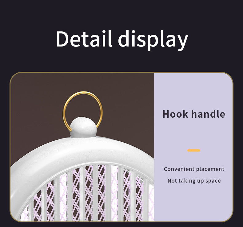 Black USB Wall-Mounted Mosquito Trap - UV Light Automatic Insect Zapper for Home and Dorm