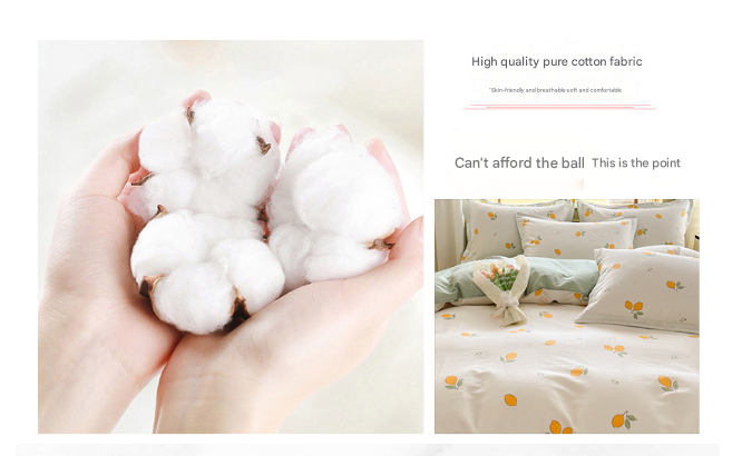 Springtime Is In Full Swing 100% Cotton Pillowcase Set (Pack of 2) - Breathable Standard Size 48x74cm Pure Cotton Pillow Covers