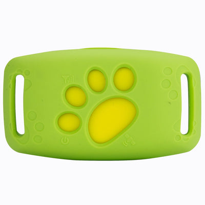 Green Real-Time Pet GPS Tracker Locator - Magnetic Charging, Multi-Mode Positioning for Dogs & Cats