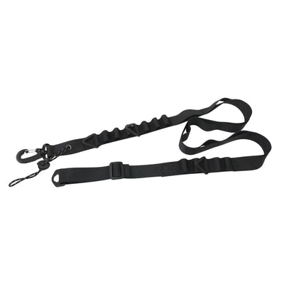 Black 4 PCS Heavy-Duty Outdoor Utility Strap - Multi-Purpose Camping Gear & Bottle Hanging Lanyard