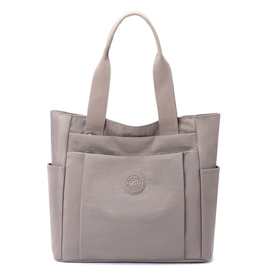Modern Milk tea color Shoulder Bag with Multiple Pockets - Perfect for Work
