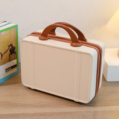 Personalized stylish and lightweight Off-white mini suitcase for short trips