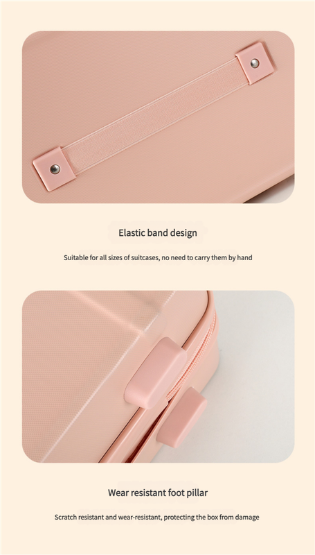 Personalized stylish and lightweight Off-white mini suitcase for short trips