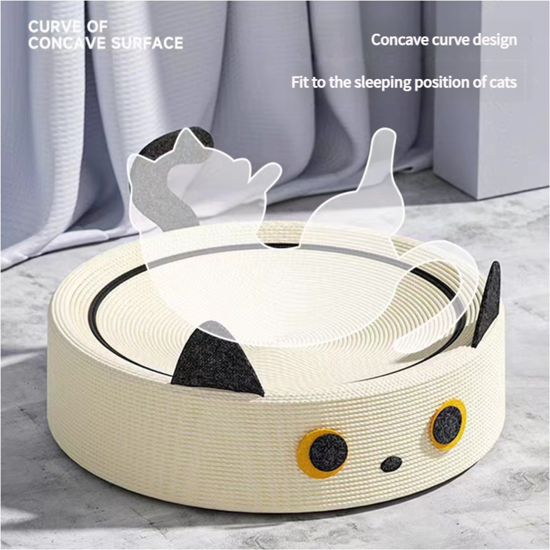 Adorable Blue Cinnamon Dog Scratching Post and Lounger - 41cm Cat Scratch Proof Basin