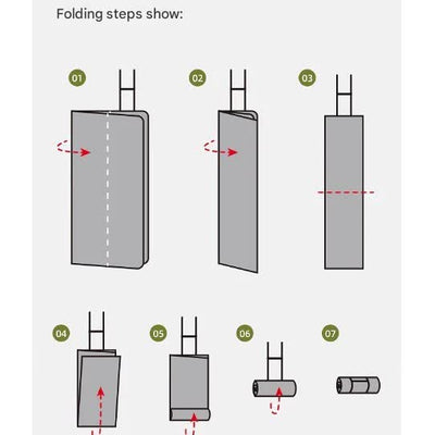 Waterproof Foldable Picnic Blanket with Handle - 2x2m Blue and white checkered