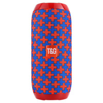 Red (cross red) Portable Bluetooth Speaker - HiFi 360 Degree Audio Wireless Mini Speaker, Support Hands-free Calling