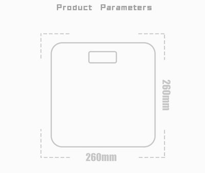 Smart USB Rechargeable Digital Bathroom Scale - Measures Body Weight & Temperature(Gradient green)