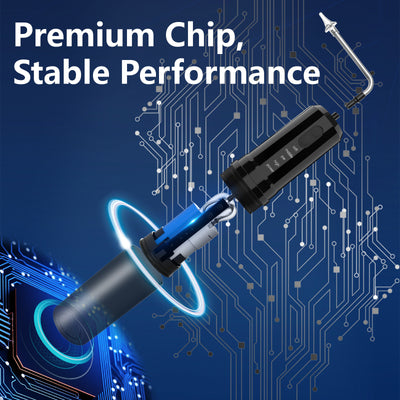 Black Electric Ear Wax Removal Kit - Rechargeable Water Irrigator Cleaner Tool