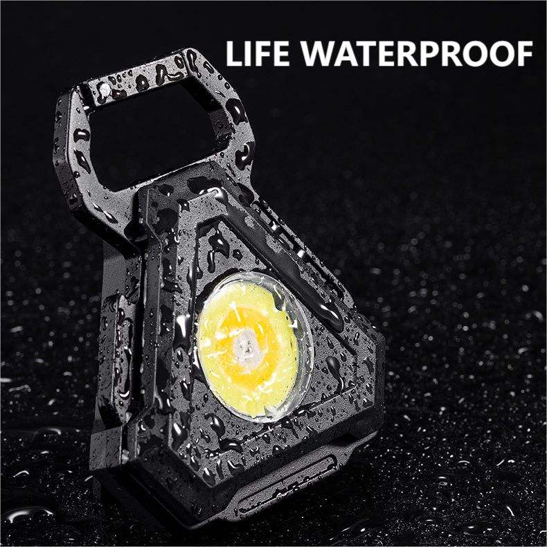 2 pcs Triangle Mini flashlight for outdoor and self-defense use