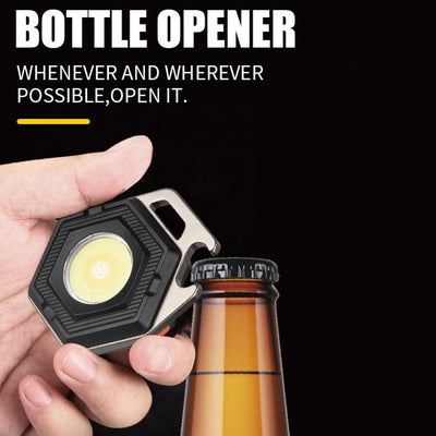 2 pcs Hexagon Mini flashlight for outdoor and self-defense use