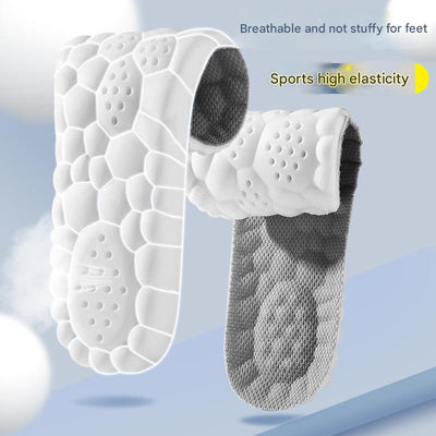 5 pcs 4D Cloud Technology Shoe Inserts - High Rebound, Super Soft, Breathable, Athletic Support (size : 45-46/285mm)