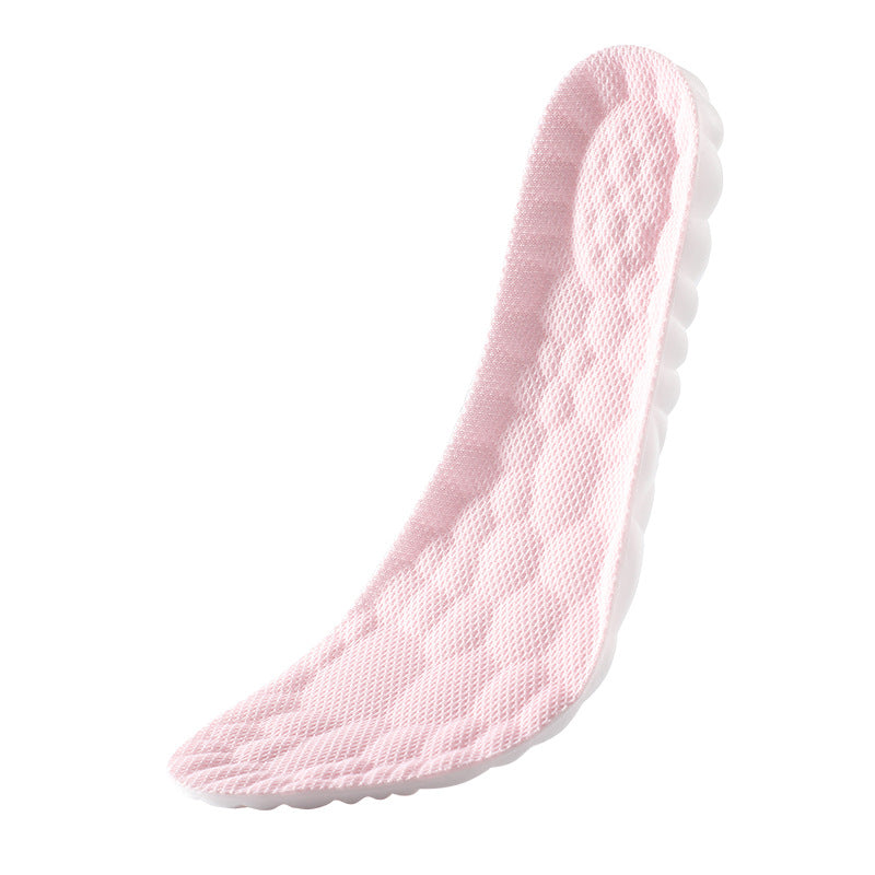 5 pcs Pink 4D Cloud Technology Shoe Inserts - High Rebound, Super Soft, Breathable, Athletic Support (size : 39-40/255mm)