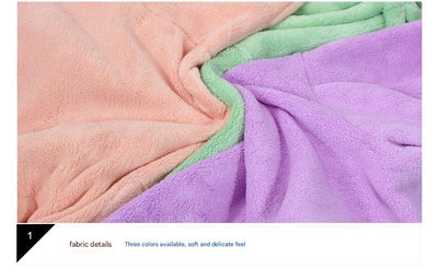 Purple Hooded Dog Bathrobe - Super Absorbent, Adjustable Fit, Cozy Pet Towel (Size : XS)