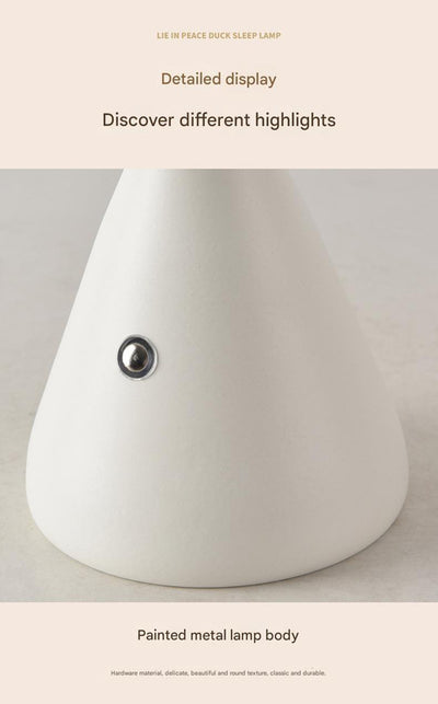 White Mushroom LED Table Lamp - Rechargeable, 3-Color Touch Dimmable, USB-C