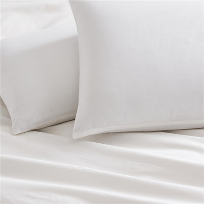 Orange Ultra Soft Brushed Waterproof Pillow Protectors (Set of 2) - 50x70cm, Stain & Spill Guard for Bed Pillows(Note: pillow core not included)