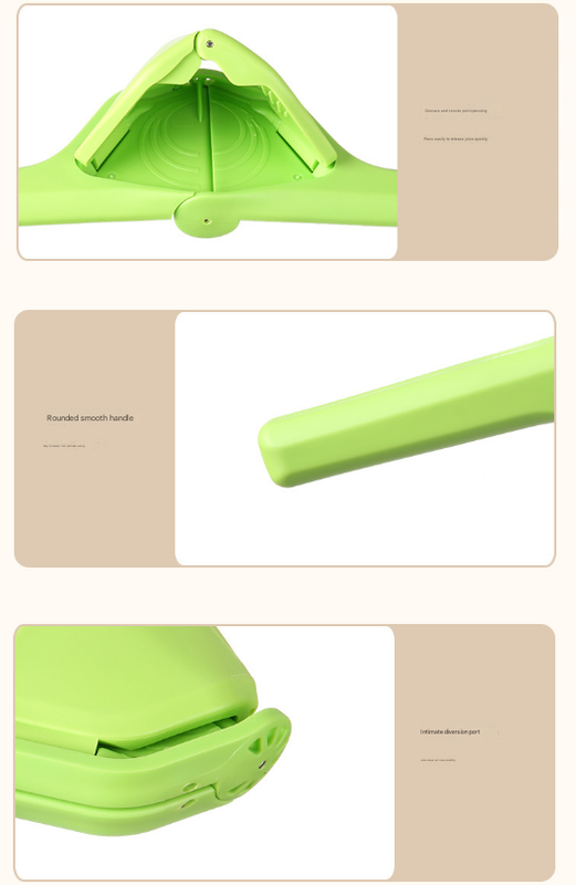 3 Pcs Yellow Easy-Squeeze Manual Citrus Juicer - Durable Lemon & Orange Squeezer with Pour Spout, Food-Grade PP