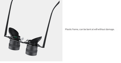 10x Individual Binoculars 10x HD Fishing Binocular Glasses - Polarized Zoom for Float Watching