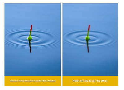 10x Telescope + Red Polarised + Grey Polarised Lens 10x HD Fishing Binocular Glasses - Polarized Zoom for Float Watching