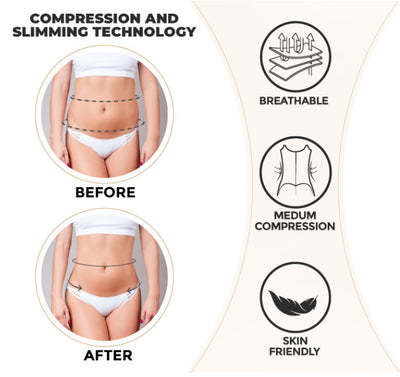 5XL Skin Color Women's Seamless Body-Shaping Onesie with Zipper - Abdomen Slimming and Hip Lifting