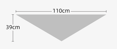 2-Piece Pink Elegant Wool Blend Triangle Scarf - Luxurious Knit Shawl for Women (39 x 110cm)