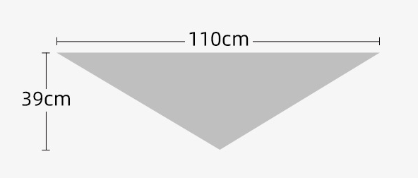 2-Piece Pink Elegant Wool Blend Triangle Scarf - Luxurious Knit Shawl for Women (39 x 110cm)