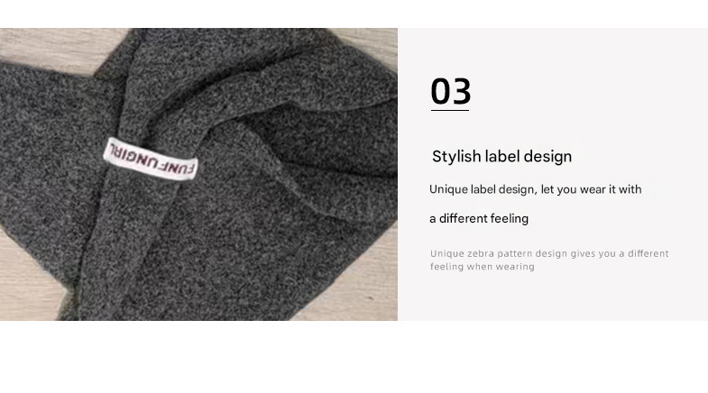 2-Piece Blue Elegant Wool Blend Triangle Scarf - Luxurious Knit Shawl for Women (39 x 110cm)