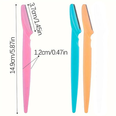 40-Piece Eyebrow Razor & Dermaplaning Tool Set(Colorful)