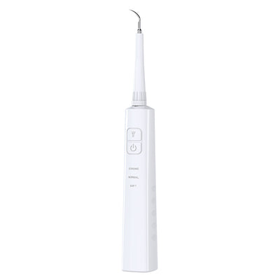 Ultrasonic Dental Scaler & Calculus Remover - 3 Modes, 2 Heads, LED Light(white)