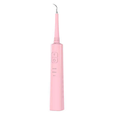 Ultrasonic Dental Scaler & Calculus Remover - 3 Modes, 2 Heads, LED Light(pink)
