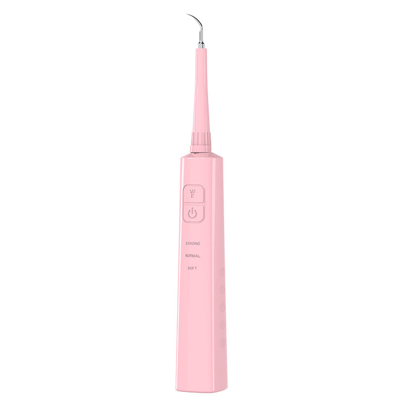 Ultrasonic Dental Scaler & Calculus Remover - 3 Modes, 2 Heads, LED Light(pink)