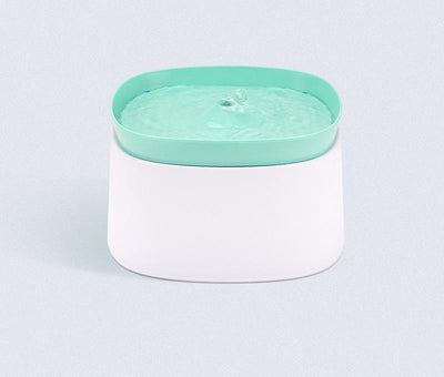 Automatic Pet Water Fountain - USB Powered, Multi-Stage Filtration, Ultra-Quiet, 2L Capacity(Green)