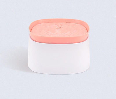Automatic Pet Water Fountain - USB Powered, Multi-Stage Filtration, Ultra-Quiet, 2L Capacity(Pink)