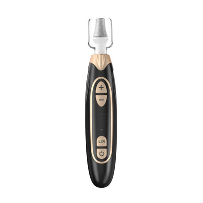 Professional Electric Manicure & Pedicure Kit - 5 Speeds, LED Light(black)