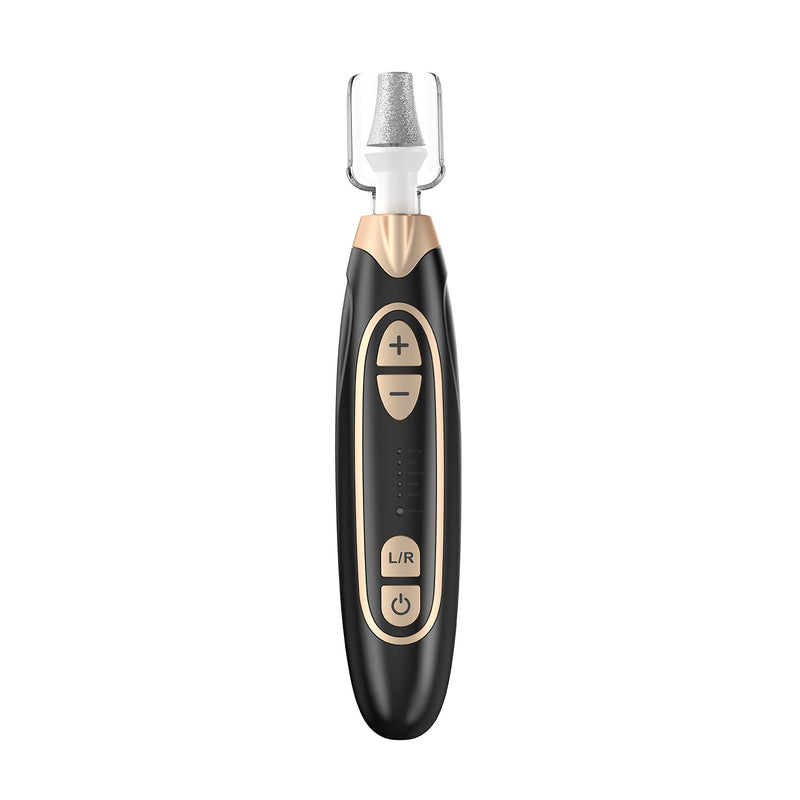 Professional Electric Manicure & Pedicure Kit - 5 Speeds, LED Light(black)