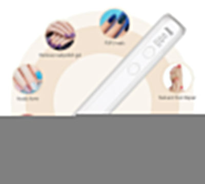 Portable Electric Nail Drill Pen Kit - USB-C Rechargeable, 3-Speed, High Torque, Low Heat(white)