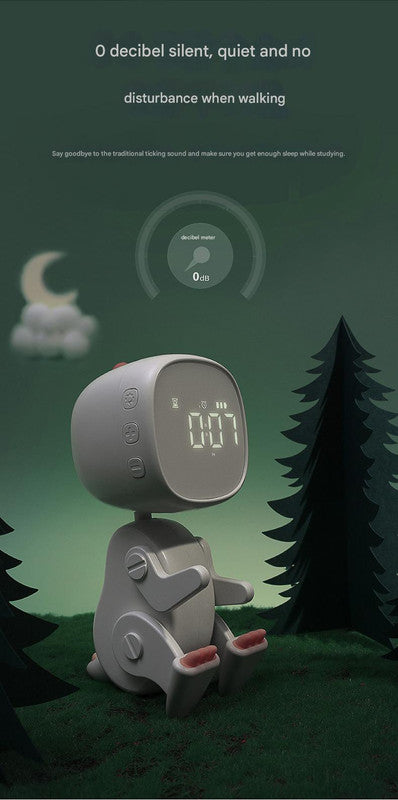 Adorable Dinosaur Alarm Clock & Visual Timer - Kids&