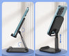 White Adjustable Desktop Phone Stand Telescopic Foldable Portable Tablet Holder for Home Office and Streaming Ergonomic Solution for Local Professionals