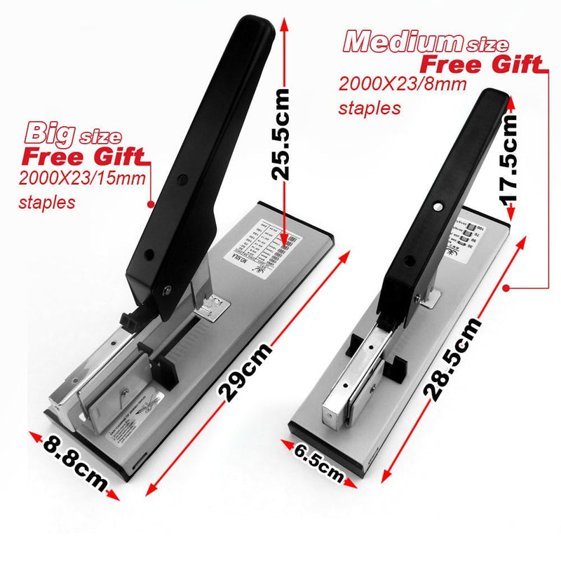 Heavy Duty Medium Size Stepler With Free 2000x23/8 Steples Office Stationary