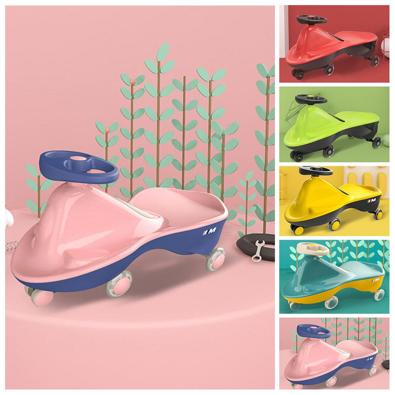 Rococo Pink-Glide Walker Swing Car Twist Car Rind On Toy  Italian Designer For Children Outdoor