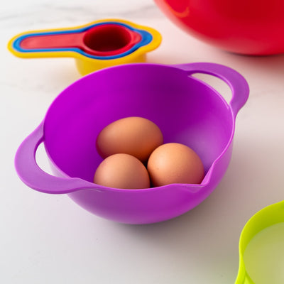 8PC Assorted Color Mixing Measuring Bowl Baking Set