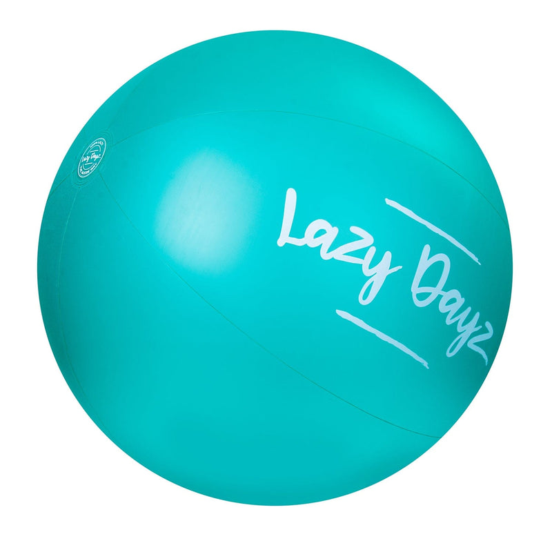 90cm Lazy Dayz Inflatable Jumbo Beach Ball - Teal