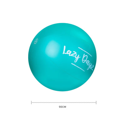 90cm Lazy Dayz Inflatable Jumbo Beach Ball - Teal