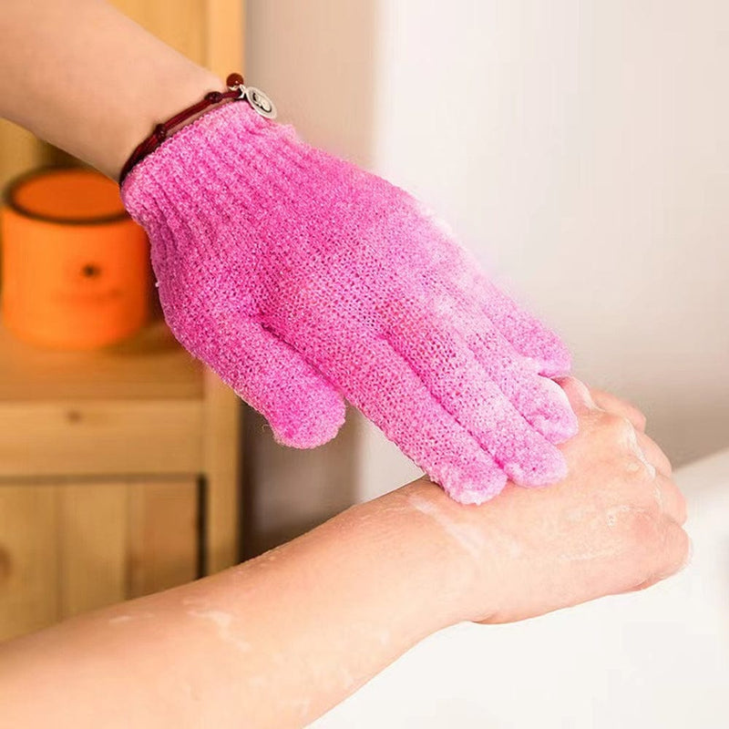 LIVING TODAY Exfoliating Gloves Pink