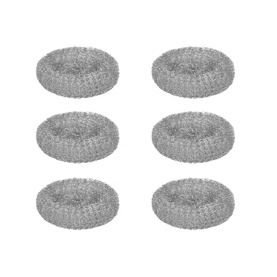 6 Pack Household Cleaning Stainless Steel Jumbo Scourers
