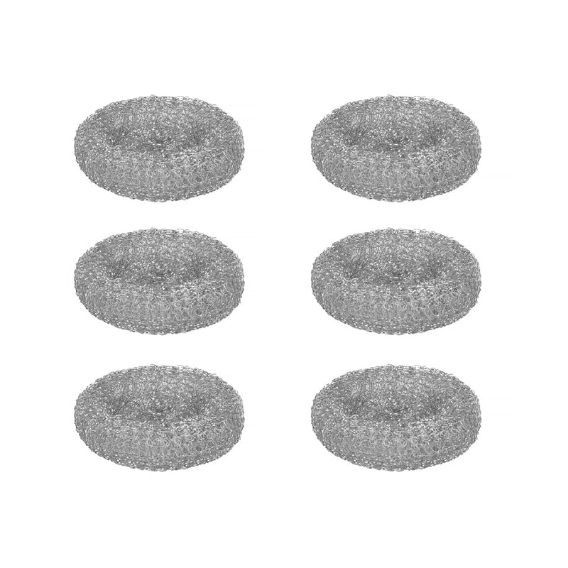 6 Pack Household Cleaning Stainless Steel Jumbo Scourers